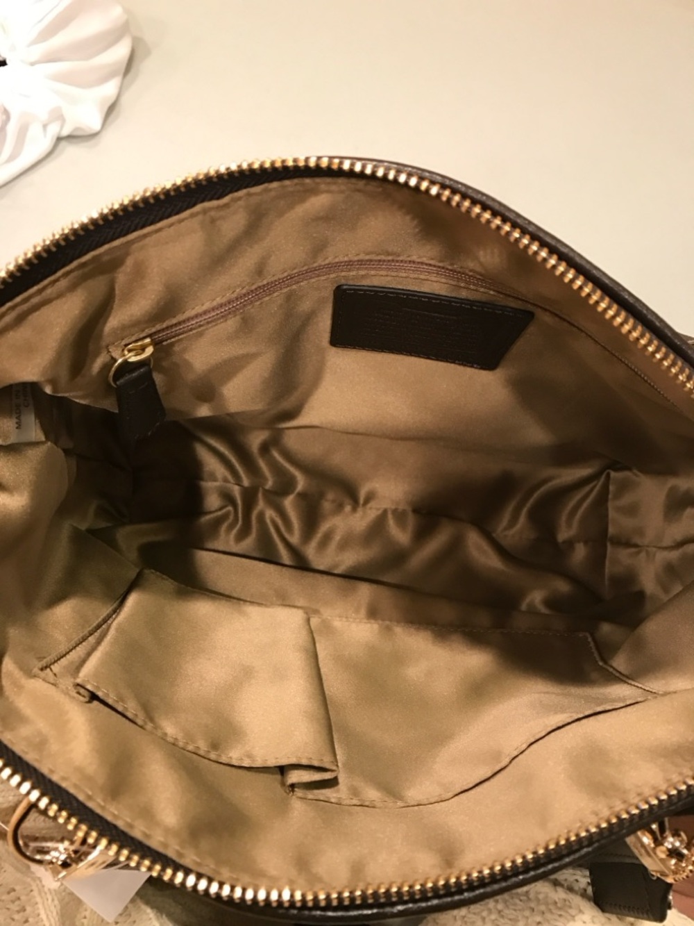 Coach Zebra Print Handbag - Picture 2 of 2